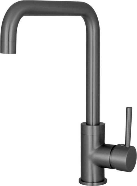 Best Design Moya Keukenmengkraan - Gunmetal - 32 cm - Modern