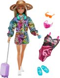 Barbie Dreamhouse Adventures Holiday Fun Doll and Accessories