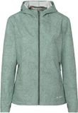 VAUDE Adlux Air jas, fietsjas, dames fiets sportjassen, niet-waterdicht, winddicht, met capuchon, gewone pasvorm