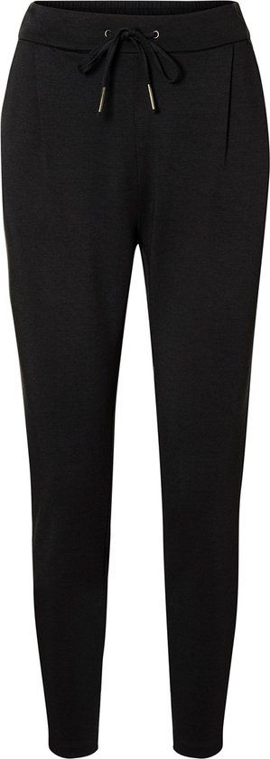 VERO MODA VMEVA MR LOOSE STRING Broek Dames - Zwart - Maat L/30