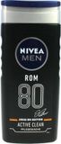 NIVEA Active Clean douchegel Mannen Lichaam 250 ml