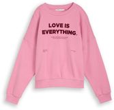 Tom Tailor Denim - Sweatshirt met losse pasvorm - Maat XL - Soft Blush Rose