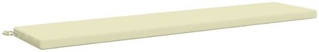 vidaXL Coussin de banc SOEST 100% Polyester Crème 170 x 40 x 5 cm