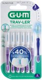 GUM Trav-Ler Ragers Paars 1.2mm - 3 x 6 stuks - Voordeelverpakking