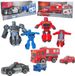 toys amsterdam Transformers Robot Auto Speelgoed – Complete Set Politie, Brandweer & Rescue – 4 Transformeerbare Voertuigen – Kinderspeelgoed