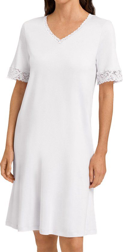Hanro Moments Nachthemd Dames Wit Maat XL
