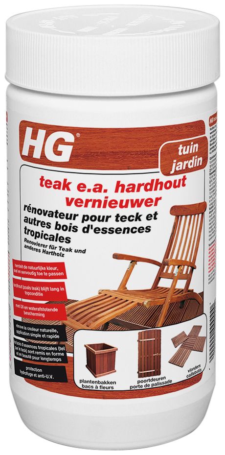 HG Teak e.a. hardhout vernieuwer 750ml - Wit