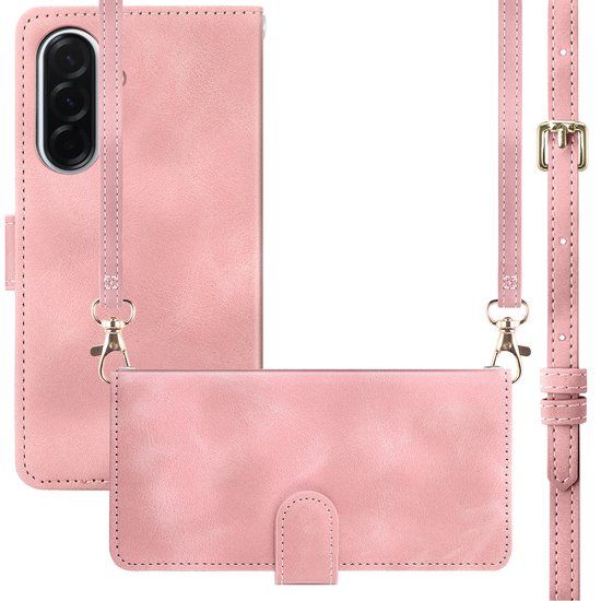 imoshion Bookcase met koord voor de Samsung Galaxy A57 (5G) - Roze