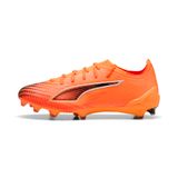 PUMA Voetbalschoen 'Ultra 6 Ultimate' oranje / zalm roze / zwart