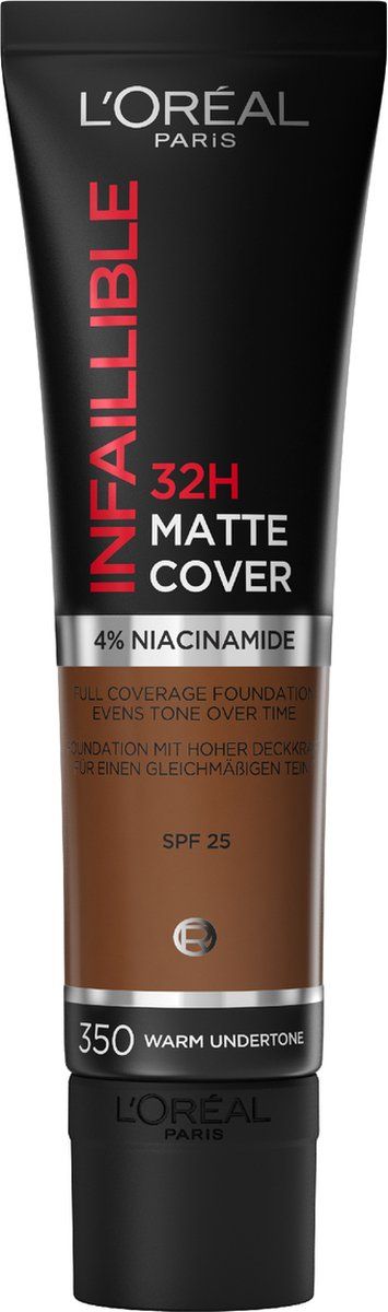 L'Oréal Paris Infaillible 32H Matte Cover Foundation 350 Warm Undertone 30ml