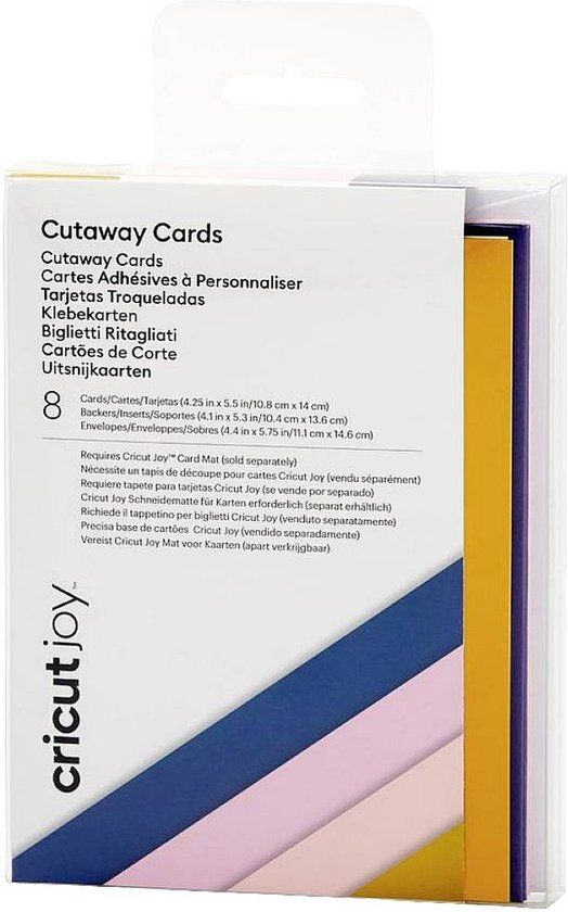 Cricut R20 Uitsnijkaarten - Rain (8 stuks)