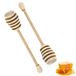 PARENCE. Set van 2 houten honinglepels - 17,5 cm - Praktische en veelzijdige honingblenders - Naturel, 2 stuks
