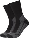 Camano Wandelsokken 2-Pack Zwart Heren/Dames Maat 39-42