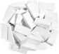 48 stuks make-upsponsjes, make-upsponzen voor foundationpoeder, make-upsponsjes wit, poederpuff blender, spons, poederkwasten, make-upspons voor beauty