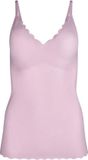Skiny Spaghetti top roze verwijderbare pads | Micro lovers | XXL
