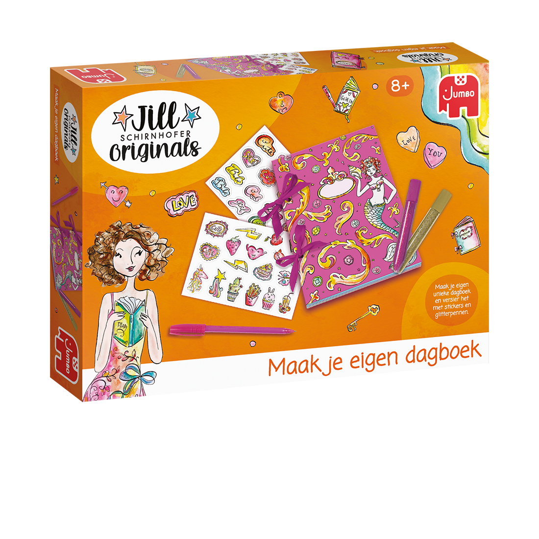 Jumbo Maak je eigen dagboek - Knutselset ontworpen door Jill Schirnhofer - 8+ jaar