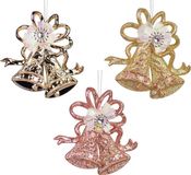 Kurt S. Adler Ornament plc klok roze l8 cm