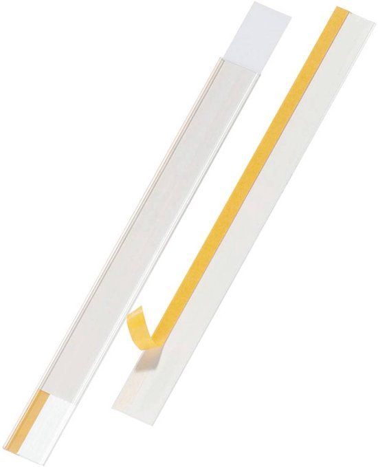 DURABLE SCANFIX® zelfklevende etikethouder 1000 x 57 mm, transparant, 25 stuks