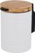 Relaxdays Badkamerprullenbak - 3 l - Wandmontage - RVS - Wit