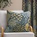 Wylder Nature Ophelia Bloemen Jacquard Polyester Gevuld Kussen