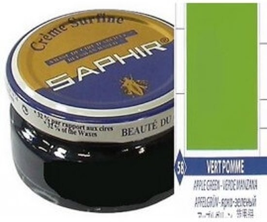 Saphir Creme Surfine (schoenpoets) Appel Groen