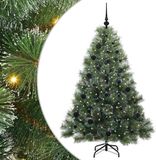 vidaXL Kunstkerstboom met 150 LED, standaard, Groen, 150 cm, PE en PVC