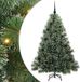 vidaXL Kunstkerstboom met 150 LED, standaard, Groen, 150 cm, PE en PVC