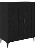 vidaXL Dressoir Zwart Eiken 69,5 x 34 x 90 cm