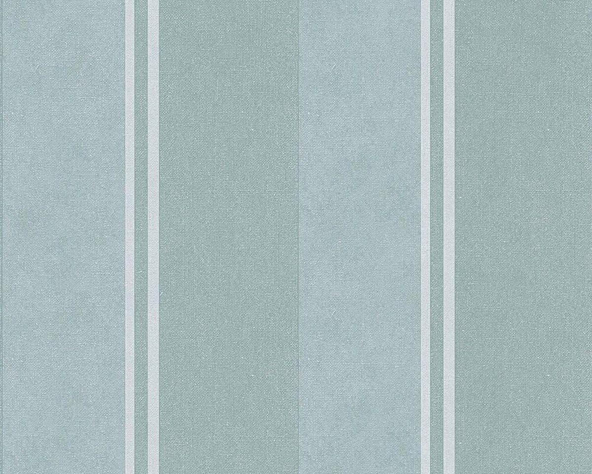 AS Creation KALK STREPEN BEHANG - Elegance 3 - blauw