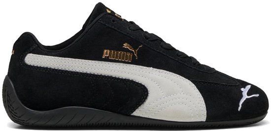 PUMA Speedcat OG Junior Zwart/Wit Suède Lage Sneakers Unisex Kinderen Maat 37