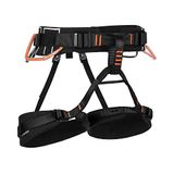 Mammut 4 Slide Harnas met indictor in de inbindlus zwart XS-M