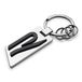 Volkswagen 5H6087010 Originele sleutelhanger met R-logo in metaal zilver/chroom/zwart, M