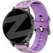 Bandz Bracelet silicone 'Fleurs' Garmin Vivoactive 5 (lilas/violet)