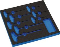 Promat/Tecwerk Module d'outils | insert vide 2/3 module | 4000 871 237, 8 pièces - 4000871297