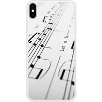Apple Siliconen hoesjes compatibel met iPhone XS Max Muziekblad