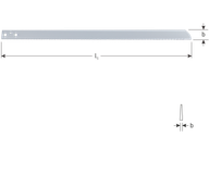Rotec Lucht-decoupeerzaagbladen 530x28x1,5 mm/14tpi (69) - 5170040