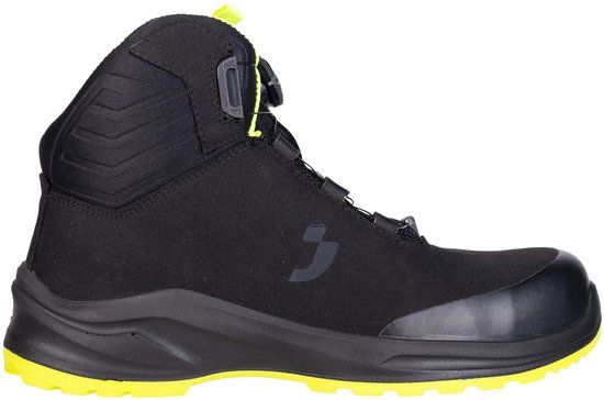 Safety Jogger Modulo S3S SR Hoge Werkschoenen met Snelsluiting - Zwart - Maat 41