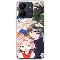 Maniacase Hoesje voor Xiaomi Redmi 13C 4G Kakashi Naruto Sasuke Sakura