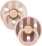 BIBS Studio Blush Mix 6-18 mnd 2 Stuks Fopspeen