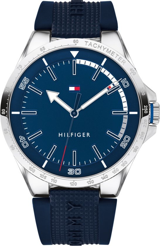 Tommy Hilfiger Tommy Hiliger TH1791542 - Horloge - Siliconen - Blauw - Ã˜ 44 mm