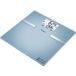 SANITAS Diagnoseweegschaal met Bluetooth, incl. app (Zilverblauw)