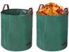 Unyqoos® Set de deux grands sacs de jardin pliables pour une gestion efficace des déchets de jardin