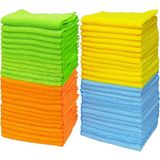 Simple Houseware 50 Pack Microfiber Cleaning Cloths (12 x 12)