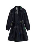 Desigual Jurk donkerblauw / geel / lichtroze / zwart