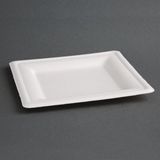 Fiesta Green Composteerbare Bagasse Borden Vierkant (50 Stuks)
