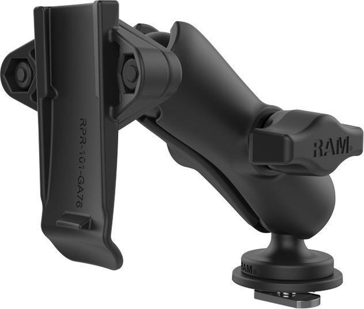 RAM Mount Spine clip houder set voor Garmin met Trackrail kogel - 0793442012457