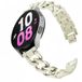 By Qubix - Metalen ketting bandje voor Garmin Venu 4 (41mm) - 18mm - Sterrenlicht