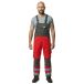 Mascot Safe Supreme Amerikaanse overall met kniezakken 15569-860 - hi-vis rood/donkerantraciet - C54 - 90