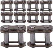 Master Links Maillons de chaîne de vélo - Réparation de chaîne de vélo - Fabriqué en fonte - 10 pièces - Noir