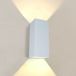 Artdelight Wandlamp Dante XL 2 lichts 24 x 10 cm wit